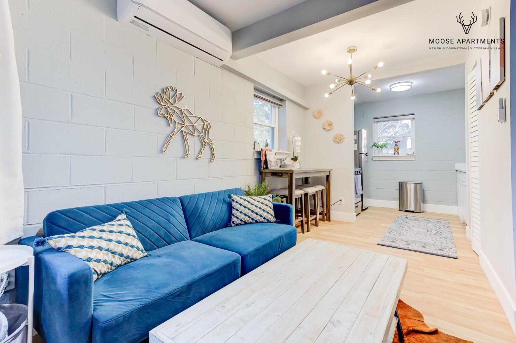 The Moose #7 - Instaworthy Studio With Amazing Views, Free Parking & Heated King Bed 멤피스 외부 사진